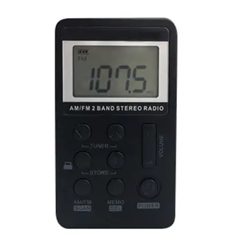 Mini Prenosné Rádio Prenosné Digitálne AM, FM, USB TF MP3 Prehrávač Dobíjacie Reproduktor