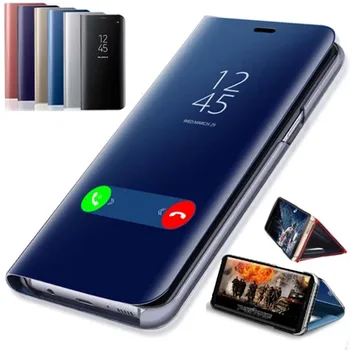 Smart Mirror Prípade Huawei Honor 9 10 20 9X Lite Pro Telefón Prípade Pre Česť V10 V20 Zobraziť 20 8A 8X Max Note10 Telefón puzdro