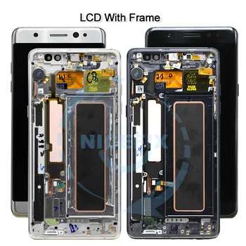 Pre Samsung Poznámku 7 LCD Pre Samsung Galaxy Note Fan Edition FE SM-N935F/DS N935F LCD displej dotykový displej digitalizátorom. s Rámom