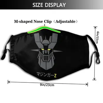 Mazinger Úst Tvár Masku Mazinger Z Tmavé Pleťové Masky Pohode Kawai s 2 Filtre pre Dospelých
