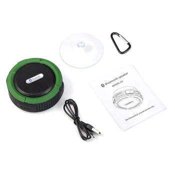 HORÚCE Mini Prenosný Reproduktor Bezdrôtový Nepremokavé Bluetooth V3.0 Nabíjateľná 5W - Vhodné pre Sprcha Bazén Auto, Úrad alebo
