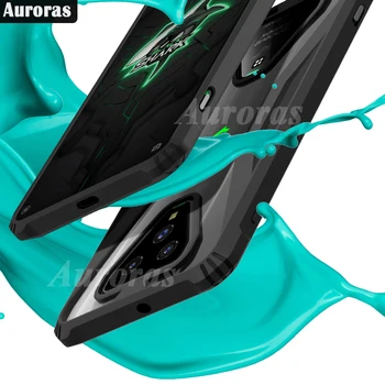Auroras Pre Black Shark 3 Pro Prípade Anti-jeseň Airbag Prípade Shockproof Jasné, S Mäkké Rám, Kryt Pre Xiao Blackshark 3S Prípade