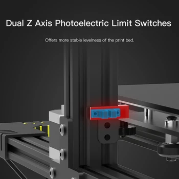 ANYCUBIC Chiron Nové 3D Printer kit Plus Veľkosť Ultrabase Vytláčacie Obrazovka, Dual Z Axisolor Aktualizované Impresora 3d Drucker