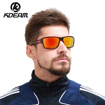 KDEAM Vonkajšie Polarizované slnečné Okuliare Mužov Sport Style Slnečné Okuliare Vysokej Kvality Polaroid Šošovky Okuliare Módne Odtiene Muž Gafas XH12