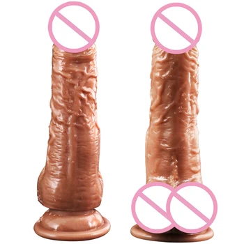 GaGu Nové Automatické Teleskopické Kúrenie Dildo Vibrátor G-spot Masáž Obrovský Realistický Penis s Vibrátorom Sexuálne Hračky Pre Ženy, Sex Produkt
