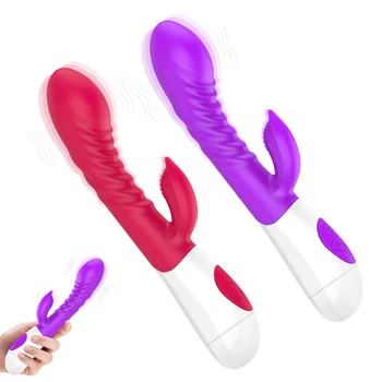 Nové Rabbit Vibrátor pre ženy G-Spot Vibrátor Duálny Vibrátor Vaginálne Klitorálny masér Žena Masturbator Sexuálne Hračky pre Dospelých Žien