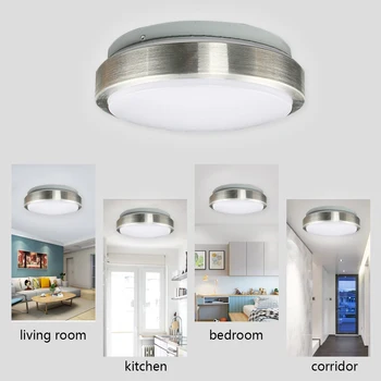 Moderné Stropné Svietidlá LED stropné svietidlo Povrchovú montáž Lampa 220V 12W Premenlivé Panel Svietidlá Pre vnútorné Osvetlenie Kuchyne Dekor