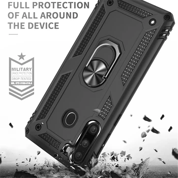 Silná Ochrana Prst Prsteň Držiteľ obal pre Samsung Galaxy A21 A41 A11 A51 A71 A81 A91 S8 S9 S10 S20 Anti-drop Stojan Kryt