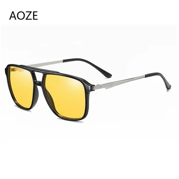 2020 Luxusné námestie slnečné okuliare mužov TR Polarizované módnej značky dizajnér vysokej kvality jazdy Vonkajšie Anti-glare slnečné okuliare UV400