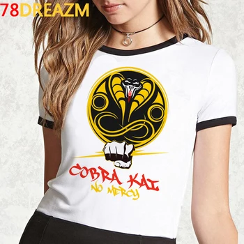 Horúce Mens Karate T Shirt Kawaii Cartoon Cobra Kai Grafické Tees Mužov Letné Topy Cobra T-shirt Zábavné Módne Unisex Tričko Muž