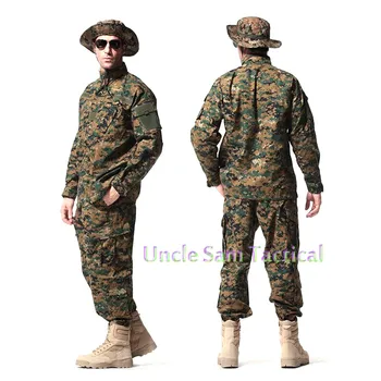 Vojenskú Uniformu Kamufláž Vyhovovali Sady Army Combat Uniform Sako A Nohavice Poľovnícky Výstroj