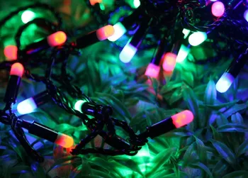 10M 100led svetlá blikajúce nepremokavé vonkajšie farebné Žiarovky string svetlá miestnosť svetlá narodeniny scény layout