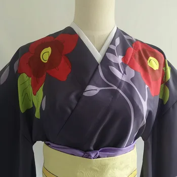 Anime Démon Vrah Kimetsu č Yaiba Tamayo Celý Set Cosplay Kostým Ženy Mens Kimono Jednotné Parochňu Halloween Party Oblek