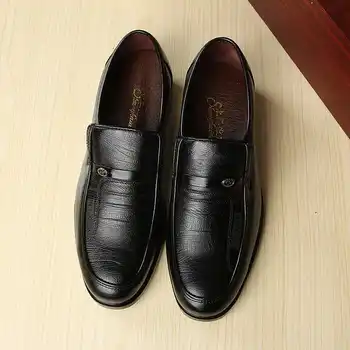 Talianske Značky Mens Formálne Obuv Muži Black Brown Šaty, Kožené Topánky Mužov Strany Loafer Muž, Módne Obuv Muži Office Business Obuvi