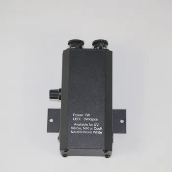 Dvojité Gooseneck LED Spot Light pre Nikon Olympus Mikroskopom a Normálna Priemer 25 mm Typ Mikroskopy