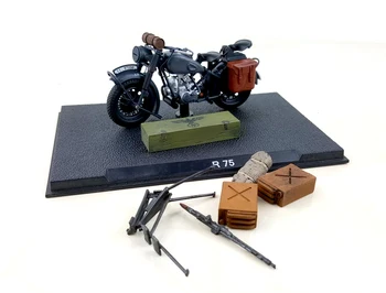 Jemné Špeciálna Ponuka 1:24 druhej Svetovej Vojny R75 motocykel model vyhovoval Scény model Kolekcie ozdôb Semialloy