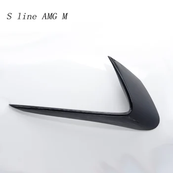 Auto styling Auto hmlové svetlá mriežka kryt lišty Čierne svetlá kryt dekorácie pásy na Mercedes Benz CLA C117 220 260 200 2017