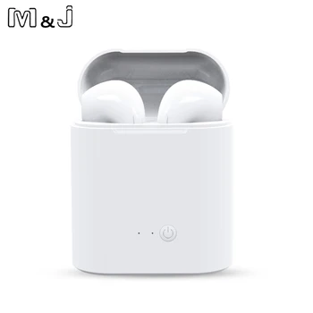 I7s TWS Mini Bezdrôtové Bluetooth Stereo Slúchadlá Slúchadlá Slúchadlá S Nabíjanie Box Mic Pre Všetkých Chytrý Telefón nie i9 i10 i13