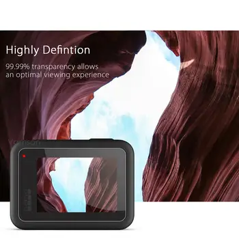 Vamson pre GoPro Hero 8 Čierne Silikónové Ochranné puzdro Šošovky LCD Displej Ochranné protiprachová pre Gopro Príslušenstvom VP653
