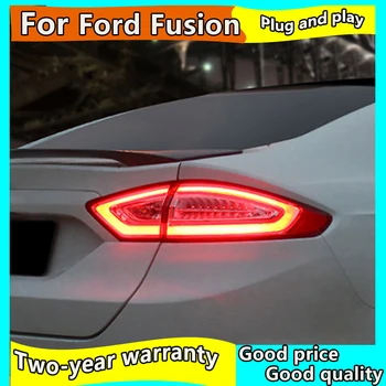 Auto Styling zadné Svetlo Prípade Pre Ford Fusion zadné svetlá 2013-2016 Mondeo LED koncových svetiel Zadné Lampy DRL+Brzdové+Park+Signálneho svetla