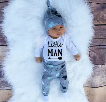 Baby Boy List Oblečenie Set Dieťa Novorodenca Chlapec Jumpsuit Playsuit Romper Kombinézu+nohavice Oblečenie, Oblečenie 0-18 Mesiacov