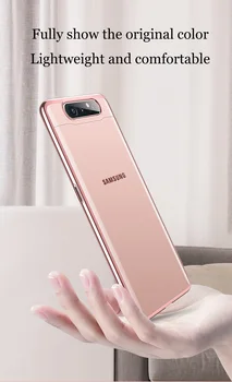 Nový Samsung A80 mobilný telefón prípade, all-inclusive tvorivé priehľadný kryt proti pádu shell ochranný kryt osobnosti
