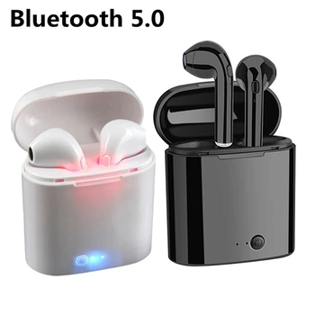 I7s Tws Bezdrôtové Slúchadlá Bluetooth Slúchadlá športové Slúchadlá súprava Handsfree v uchu music Headset Pre iPhone huawei Xiao goophone