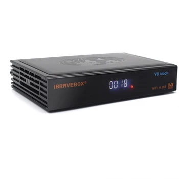 IBRAVEBOX V8 Magic orange TV so Satelitným príjmom Dekodér Zabudovaný WIFI USB2.0 DVB-S2 Media Player freesat V8 NOVA s c-cam server TV Box