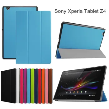 Pre Sony Xperia Z4 Tablet ESR Jednoduchosť PU Kožené puzdro Smart Cover Folio Case Auto Wake Spánku cover obal pre Sony Xperia Tablet Z4