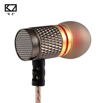 KZ ED mimoriadne Vydanie Pozlátené Bývanie Slúchadlá s Mikrofónom 3,5 mm Audio In Ear Monitor Basy Slúchadlá Slúchadlá