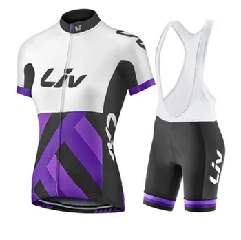 2018 Žien Priedušná LIV Cyklistika Dres Lete Požičovňa Závodné Oblečenie Ropa Maillot Ciclismo Cyklistické Oblečenie Nosiť