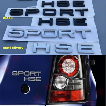 1Set Dekor 3D Auto Samolepky Pre Pozemné Range Rover Sport HSE ABS Písmená Auto batožinového priestoru zadné dvere Znak Nálepky Odznak Logo Štítok