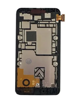 1PC/Veľa 4.0 inch Pre Nokia Lumia 530 N530 S Ráme Displeja LCD+Dotyk Obrazovky Digitalizátorom. Montáž Čiernej Farby s kit