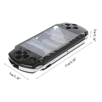 Náhradné Plný Bývanie púzdro S Tlačidlo Auta Pre Sony PSP 2000 Konzoly Nové