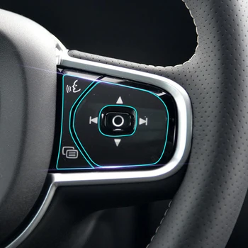 Anti Scratch Auto stredovej Konzoly regulačné zariadenia Panel Auta Interiérom Ochranný Film Nálepka pre Volvo xc60 2018 Príslušenstvo
