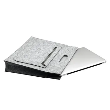 Univerzálny vlnená Plsť Laptop Rukáv Prípade Strane Taška Pre Macbook Air Pro 10 11 13 15 palcov Aktovka pre Lenovo, HP, Dell Notebook Taška