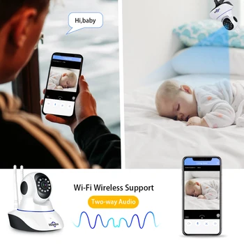 Hiseeu 1080P 1536P IP Kamera, Bezdrôtové Domáce Bezpečnostné Kamery Surveillance Camera Wifi Nočné Videnie CCTV Kamera 2mp Baby Monitor