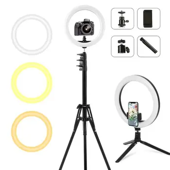 Stmievateľné LED Selfie Krúžok Svetlo S Statív USB Vyplniť Svetlo, Krúžok na Čítanie Veľké Fotografie Ringlight So Stojanom Pre Tiktok Youtube