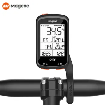 Magene C406 Bike Počítača Vodotesný GPS Bezdrôtový Smart Rýchlomer MTB Cestných Bicyklov počítadlo kilometrov na Bicykli Údaje Auto Sync Strava