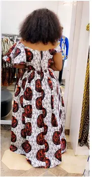 2021 Jar Afriky Dashiki Tlač Šaty pre Ženy Sexy Lomka Krku bez Rukávov Maxi Split Šaty na Blízkom Východe Štýle Afriky Oblečenie