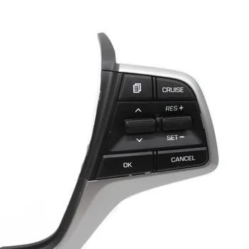 Pre Hyundai Hnuteľného Golier elantra Solaris 1.6 l Auto Fanúšikov Darček Tempomat Multifunkčný Volant Tlačidlá Switch Čierna