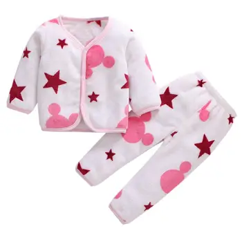 Dievčatá Krava Pyžamo Deti Fúzy Sleepwear Deti prúžok Cartoon Oblečenie Set Detské Pyžamo Dlhý Rukáv Domov Oblečenie pre Chlapcov