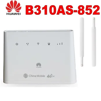 Odomknutý Huawei B310As-852 FDD-900/1800/2600Mhz TDD-1900/2300/2500/2600Mhz LTE 150Mbps Router +2 Antény