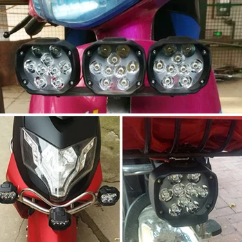 Motocykel LED Reflektor 6500K Moto Svetlomet Pozornosti 12V LED Pre HONDA CRF250L CRF1000L PCX CRF CBR 125 150 250L Hornet 600