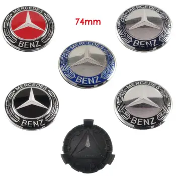 Ludostreet Logo značky Mercedes kompatibilné 74mm automobilov, znak, odznak na auto kolesá rim