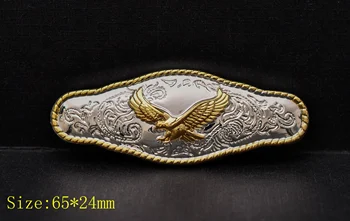 6X 65*24mm Silver Gold Eagle Conchos pre Leathercraft Západnej Sedle Pásu