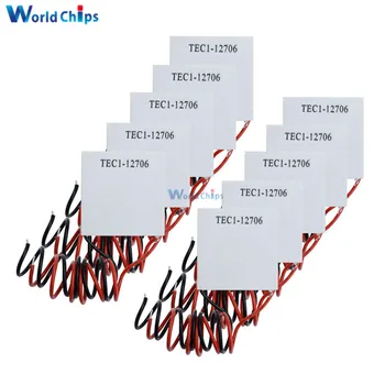 20PCS TEC1 12706 12V 6A ZES termoelektrická Peltier TEC112706 Chladič Doska Modul (TEC1-12706)