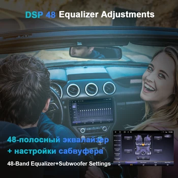 Android 10.0 autorádio, Video Prehrávač Pre Ford Fiesta 2009-2011 Auto GPS Stereo Carplay Navigáciu DSP OBD BT Zozadu Č. 2 din
