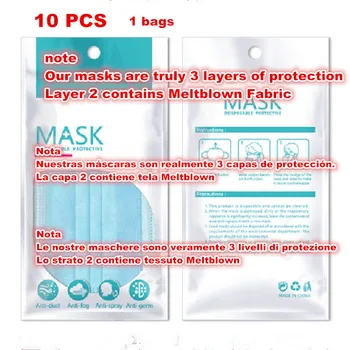 Mascherina 3ply máscara Jednorazové Laye Hygienu Tváre Textílie Maska masque masku na Tvár Ústa Spp Filter mascarilla maske mondkapjes