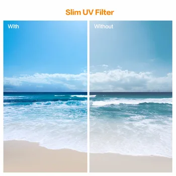 Fotoaparát Filter Ultrafialové UV Slim MCUV Filtrom Multi-vrstvené 37/46/49/52/55/58/62/67/72/77mm MC-UVFor Nikon Canon, Sony, Pentax DSLR